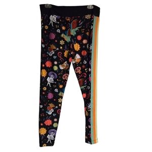 Disney Parks 2021 Coco Women's Leggings Size Large Black Orange